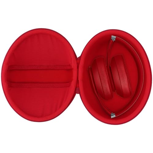 Lebakort Case Compatible with Beats Studio Pro/Solo 4 Over-Ear Headphones - color: Red Case