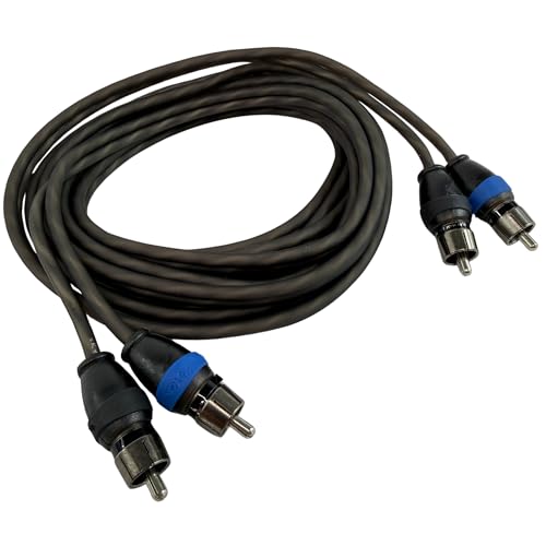 Sky High Car Audio 2 Channel Twisted 6 ft RCA Cables Coated 6' OFC - size: 6 Feet