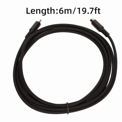 for RCA Extension Cable Male to Female Gold Plated Digital Analog AV RCA Coaxial Cord for HDTV DVD Player Subwoofer Speaker(6m/19.7ft) - size: 6m/19.7ft