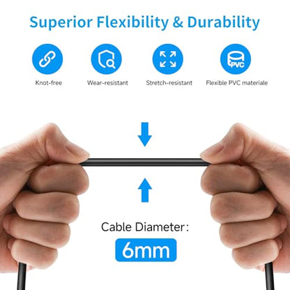 XLR to 3.5mm (1/8 inch) Microphone Cables, 1 Pack 6 Feet Oxygen-Free Copper 3-Pin Male to Male XLR Cables for Smartphone,Laptop, MP3 Player, Podcast Audio Mixer and More - size: 6 Feet, style: 1 Pack(XLR to 3.5mm Cables)