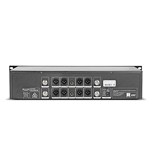 Wireless Microphone System UHF 8 Channel 8 Lavalier Bodypacks 8 Lapel Mic 8 Headsets for Karaoke System Church Speaking Conference Wedding Party 3 Year Warranty