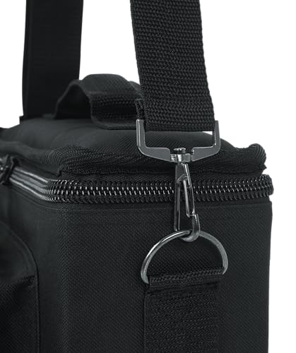 Gator Cases Padded Microphone Carry Bag; Holds up to (4) Wired Microphones. (GM-4) - size: (4) Wired Microphones (Nylon), style: (4) Wired Microphones (Nylon)