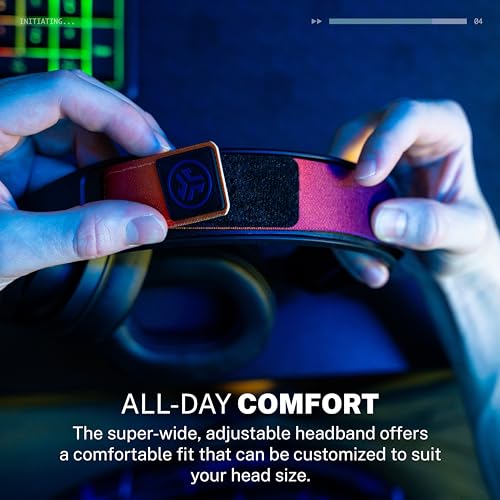 JLab Nightfall Wireless Gaming Headset, Bluetooth 5.3, Black - color: Black