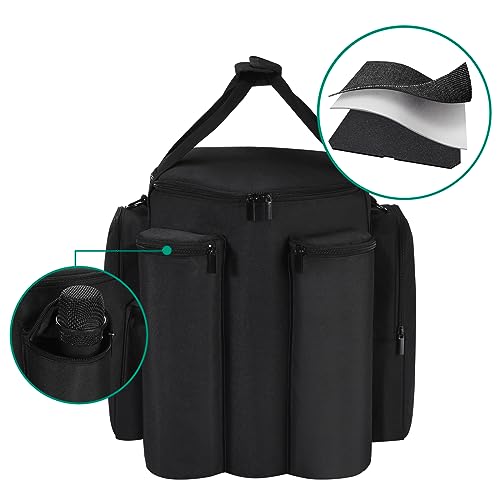 LEFOR·Z Carrying Case Travel Bag Compatible with Bose S1 Pro+/S1 Pro | Portable Bluetooth Speaker Cover Fits for Bose S1 Pro Plus with Shoulder Strap & Extra Pockets for Microphone,Accessories - size: Carrying Case