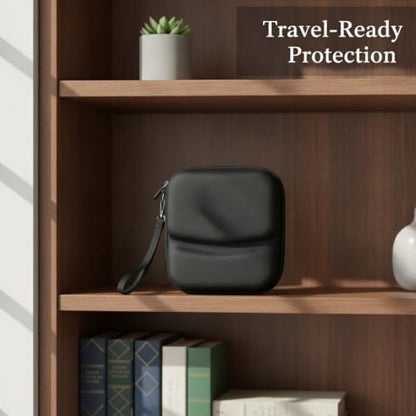 Hard Shell Headphone Case, Rigid EVA Travel Carrying Case with Handle for Over-Ear Headphones (1 PC)