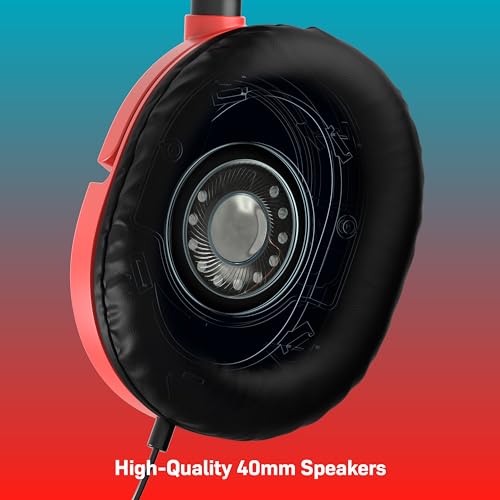 Turtle Beach Recon 50 Gaming Headset - Xbox Series X, Xbox Series S, Xbox One, PS5, PS4, PlayStation, Mobile & PC with 3.5mm - Removable Mic, 40mm Speaker, Red And Blue - color: Red / Blue