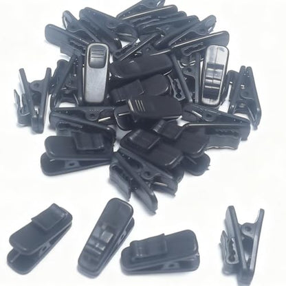 26 Pack Headphone Cable Clips, Anti-Slip Wire Holder for Earphone, Microphone, Earbud Cords - Clip to Shirt, Collar for Tangle-Free Music & Calls During Exercise, Work, Office