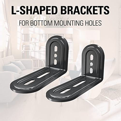 Mounting Dream Soundbar Mount Fits Most Sound Bars Up to 15 lbs, Mounting Soundbar Above or Under TV, Sound Bar Mounting Brackets for TV, Sound Bar Mount with Detachable Extension Plates MD5422 - size: For soundbars up to 15lbs