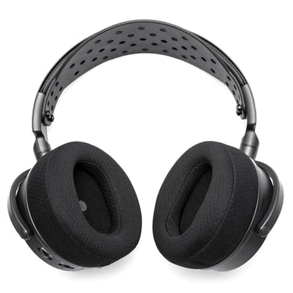 Maxwell Ear Pads + Wide Lambskin Headband Strap Compatible with Maxwell Wireless Gaming Headset, Premium Double-Sided Leather Handcrafted, Durable, Comfortable & Cooler