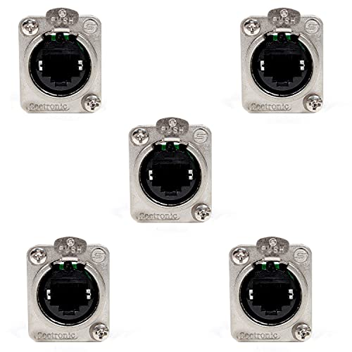 D R Series RJ45 NE8FDP Panel-Mount Connector (N8FDP_5Pack) - size: N8FDP_5Pack