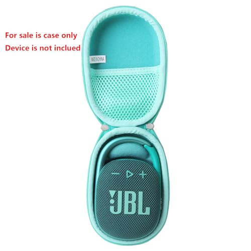 Adada Travel Case for JBL Clip 4 /JBL Clip 5- Portable Mini Bluetooth Speaker (Teal) - color: Teal