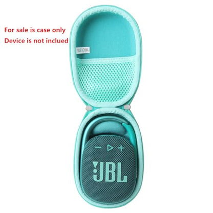 Adada Travel Case for JBL Clip 4 /JBL Clip 5- Portable Mini Bluetooth Speaker (Teal) - color: Teal