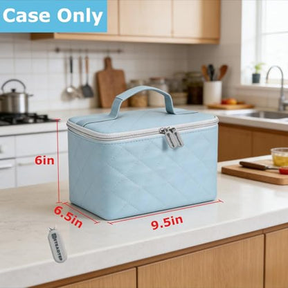 Hand Mixer Storage Case for KitchenAid 5, 6, 7 and 9 Speed Mixers - color: Blue