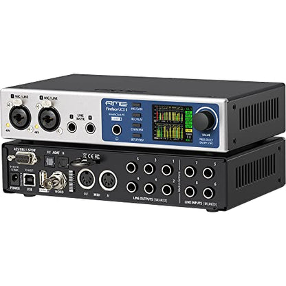 RME Fireface UCX II Desktop 20x20 USB Audio/MIDI Interface Bundle with Ferrofish Pulse8 AE 8x8 AD/DA Converter with ADAT