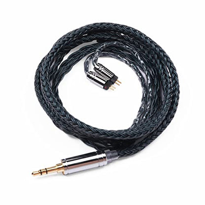 Linsoul Tripowin Zonie IEM Cable (2pin 0.78mm, 3.5mm)(Moss) + LC02 in Ear Monitor Case