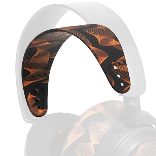 WC HeadbandZ Arctis Nova - Silicone Headband for Arctis Nova Headsets | Made by Wicked Cushions | Enhanced Flexibility, Comfort & Style, Matching Earpad Designs | Kinetic Wave - color: Kinetic Wave