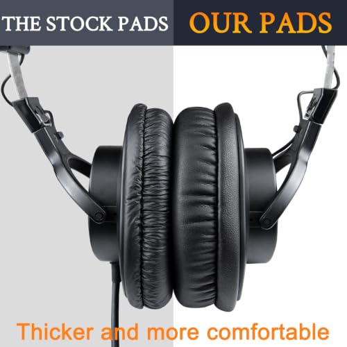 SOULWIT Earpads for Sony MDR-7506/MDR-V6/MDR-V7/MDR-CD900ST - Black - color: Black