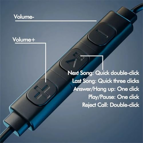 Air Conduction Open Ear Headphones,3.5MM Wired Headphones and Built-in Microphone Suitable for Outdoor Activitie
