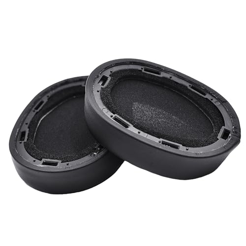 Ear Pads Replacement for Sony WH-H900N / Sony MDR-100ABN Noise Cancelling Headphone by MMOBIEL - Memory Foam and Protein PU Ear Pad Cushions - Noise Isolation Earpads Replacement – Black