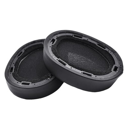 Ear Pads Replacement for Sony WH-H900N / Sony MDR-100ABN Noise Cancelling Headphone by MMOBIEL - Memory Foam and Protein PU Ear Pad Cushions - Noise Isolation Earpads Replacement – Black
