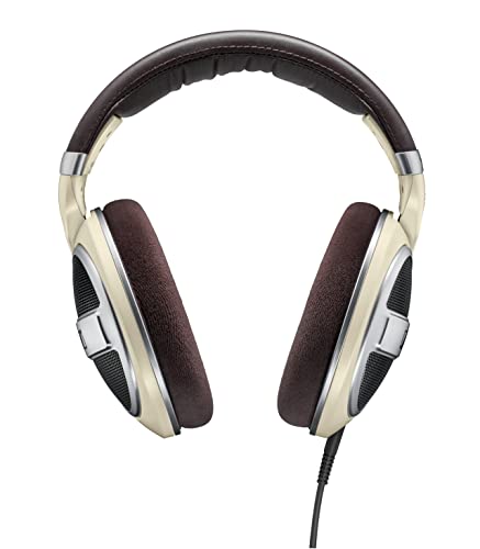 Sennheiser HD 599 Open-Back Wired Audiophile Headphones, Ivory