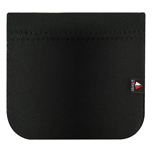 4 x 4 inch Neoprene Protective Carrying Snap Case Bag Pouch for Earphones/Cables etc...(Earbud Case)