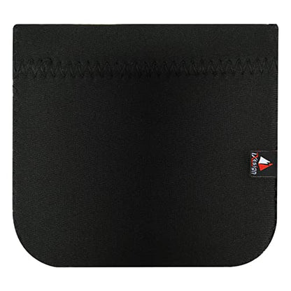 4 x 4 inch Neoprene Protective Carrying Snap Case Bag Pouch for Earphones/Cables etc...(Earbud Case)