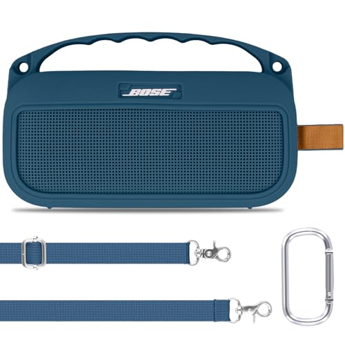 Aenllosi Case for Bose SoundLink Flex Speaker 2nd Speaker, Twilight Blue | EVA Hard Shell, Drop Resistant Protection, Water Resistant Protection, Dust Proof Protection, Protective Case Only - color: Twilight Blue, style: Silicone Cover for Bose SoundLink