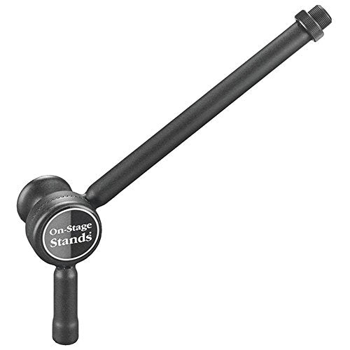 OnStage On-Stage Posi-Lok Mini Microphone Boom Arm, Black