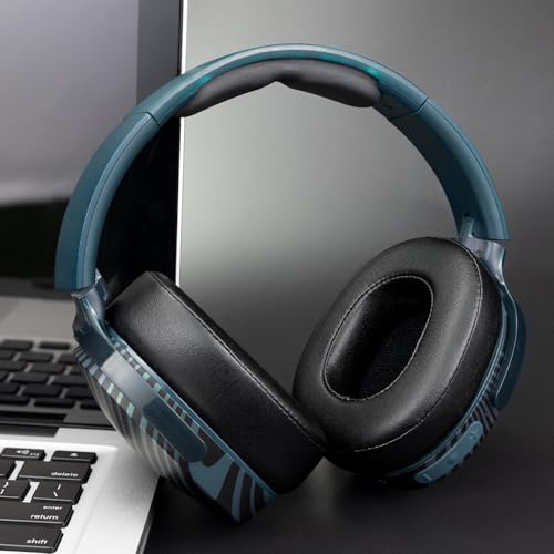 SOULWIT Earpads for Skullcandy Crusher Evo/Hesh ANC/Hesh Evo - Black | for Skullcandy Crusher(Wireless/ANC/Evo/540), Hesh(3/ANC/Evo), Venue ANC Headphones - color: Black