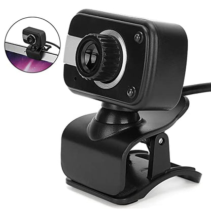USB Web Camera, Laptop PC Desktop Webcam with Microphone for Video Calling Recording Conferencing