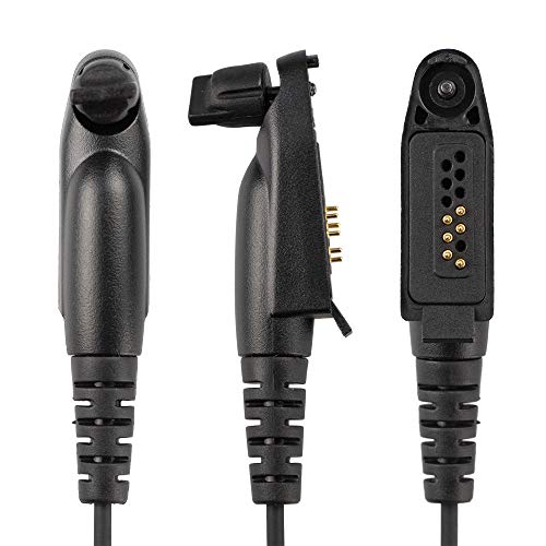 Arrowmax AHDH1000-M3 Over Head Headset Boom Mic Compatible with Rocky Talkie Expedition Radio Motorola M5 Plug GP328 Plus PRO5150 Elite