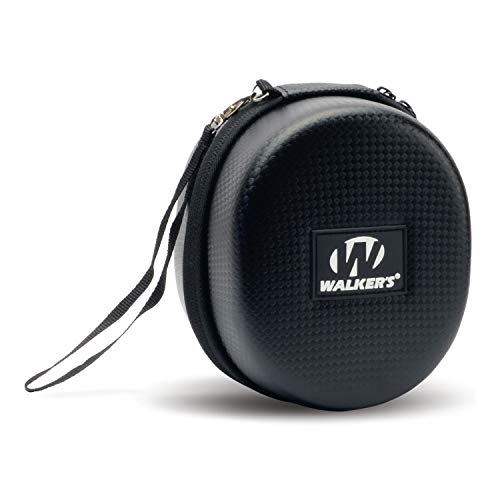 Walker's Razor Slim Electronic Earmuffs | Protective Case - color: American Flag Distressed