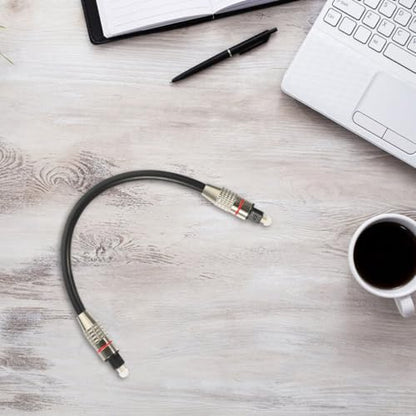 Digital Optical Audio Cable for Tv and Home Theater Setup Impact-Resistant PVC Fiber Audio Cable Replacement 1 Meter Easy to Store