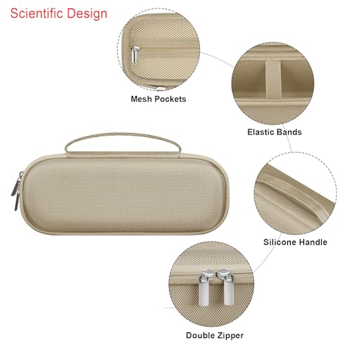 Carrying Case for Beats Pill - Portable Bluetooth Speaker/Beats Pill x Kim - color: Champagne Gold