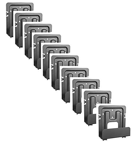 Mount Plus MP-06-02 10 Pack Cable Box Mount and Modem Mount for Wide Range of Media Players, Cable Boxes, Modems, DVD Players, Game Console (10 Pack Wide) - size: 10 Pack Wide