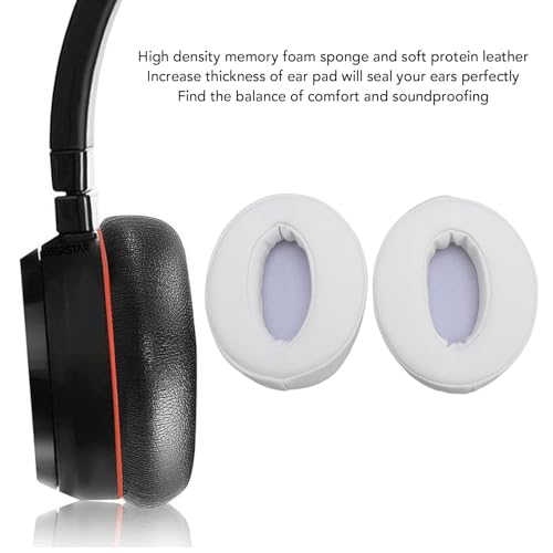 Replacement Earpads for Headphones, 2 Pair Foam Ear Cushions, Compatible with HD 4.50 Series, Soft Velour Leather Ear Pads for Over Ear Headphones