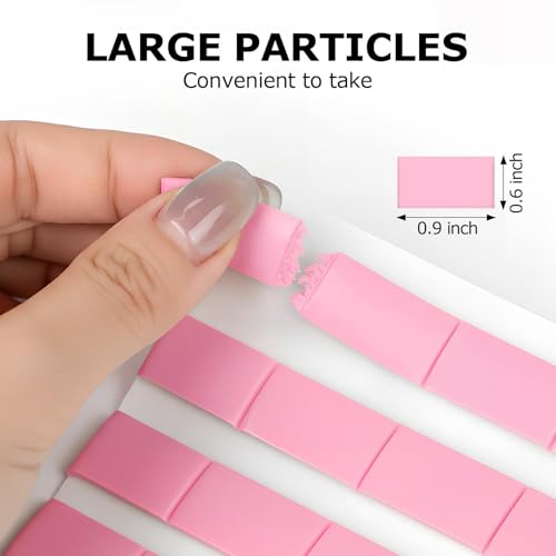 Moloppo 1 Pack Cleaning Putty for AirPods Cleaner Kit, Pink | 24pcs 0.6"*0.9" Cleaning Puttys, Large Particles, Dust Removal, for AirPods Pro, Charge Port, Keyboard, Phone, Electronics - color: A3-Pink