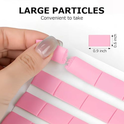 Moloppo 1 Pack Cleaning Putty for AirPods Cleaner Kit, Pink | 24pcs 0.6"*0.9" Cleaning Puttys, Large Particles, Dust Removal, for AirPods Pro, Charge Port, Keyboard, Phone, Electronics - color: A3-Pink