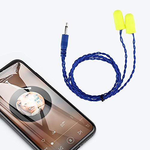 Auto Racing Mini Noise Reduction Foam Earbuds Mono Racing Speakers 1/8" Plug Safety Foam Earbuds Headphones for Hearing Noise Isolation