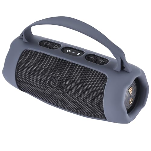 Silicone Case Cover for JBL Charge 5 Wi-Fi/Charge 5 Portable Bluetooth Speaker Protective Sleeve Skin Travel Carrying Case Replacement with Shoulder Strap Wireless Speaker Accessories(Blue) - color: BLUE