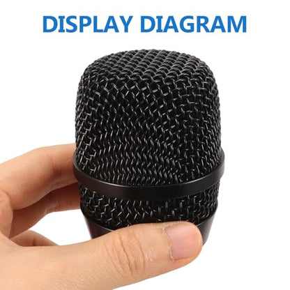 FAVOMOTO Microphone Mesh Grill Replacement Durable Windscreen Head for Ktv Wireless Microphones Compatible with Bayer Stylish Design Accessories - size: 6.50X5.50X5.50CM