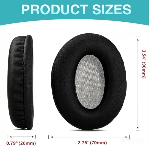 Ear Pads Covers Replacement for Zihnic Bluetooth Over-Ear Headphones