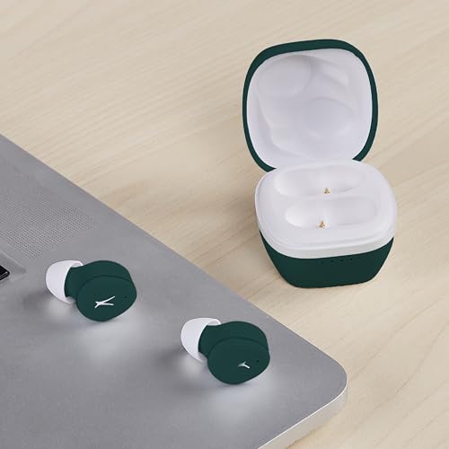 Altec Lansing - NanoBuds 3.0 True Wireless Earbuds, Bluetooth Earphones with 6-Hour Battery, Charging Case, Touch Controls, Noise Cancelling Mic, IPX5 Water Resistant, Voice Assistant (Forest Green) - color: Forest Green