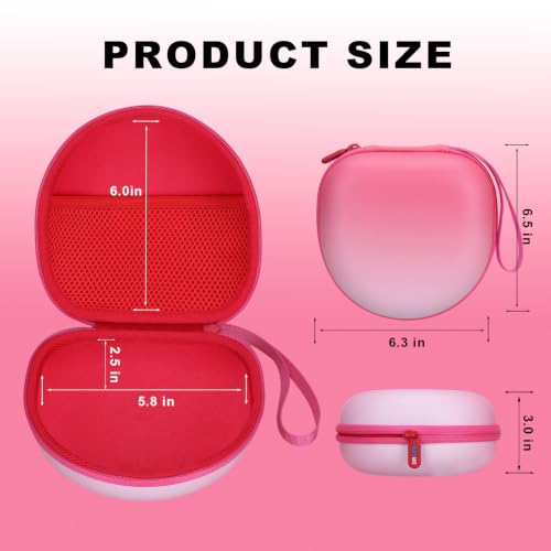 Kids Headphone Case, Gradient Peach (Case Only) | Compatible with Candy Bila, iClever, JBL, acer, JoySpark, MIDOLA, EarFun, IMYB, noot Products Kids Headphone - color: Gradient Peach