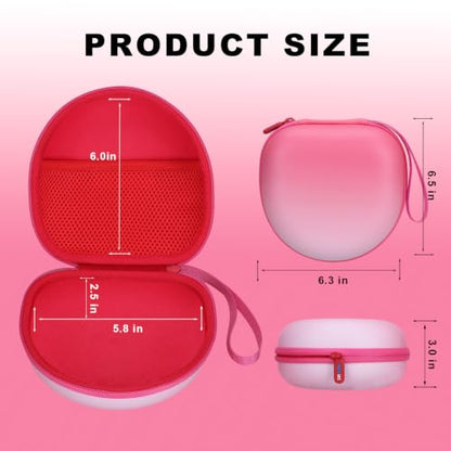 Kids Headphone Case, Gradient Peach (Case Only) | Compatible with Candy Bila, iClever, JBL, acer, JoySpark, MIDOLA, EarFun, IMYB, noot Products Kids Headphone - color: Gradient Peach