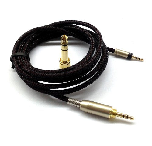NewFantasia Replacement Audio Upgrade Cable Compatible with Sennheiser Momentum, Momentum 2.0, HD1 Over-Ear On-Ear Headphones 1.5meters/4.9feet - size: 1.5m