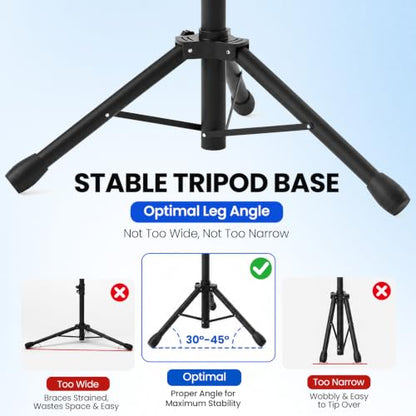 Projector Stand Tripod Laptop Stands Height Adjustable - size: A：23"-46"