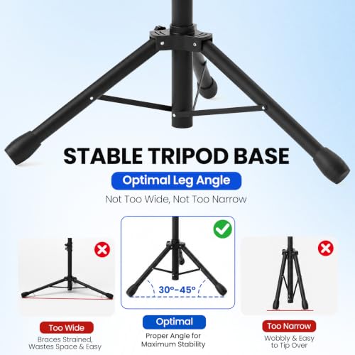 Projector Stand Tripod Laptop Stands Height Adjustable - size: B：23.5"-63.5"