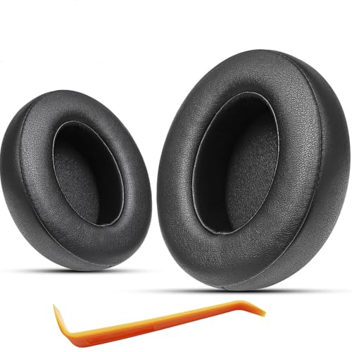 Replacement Ear Pads for Studio 2 & 3 Headphones Ear Cushions Headset Earpads Ear Cups Cover with Soft Protein Leather(Studio 3-Black) - color: Studio 3-Black